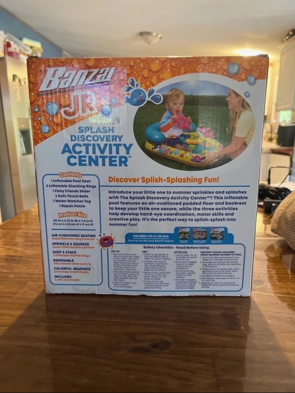 Splash Discovery Activity Center - Blue/Pink